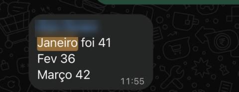 Janeiro 41, fevereiro 36, março 42 festas
